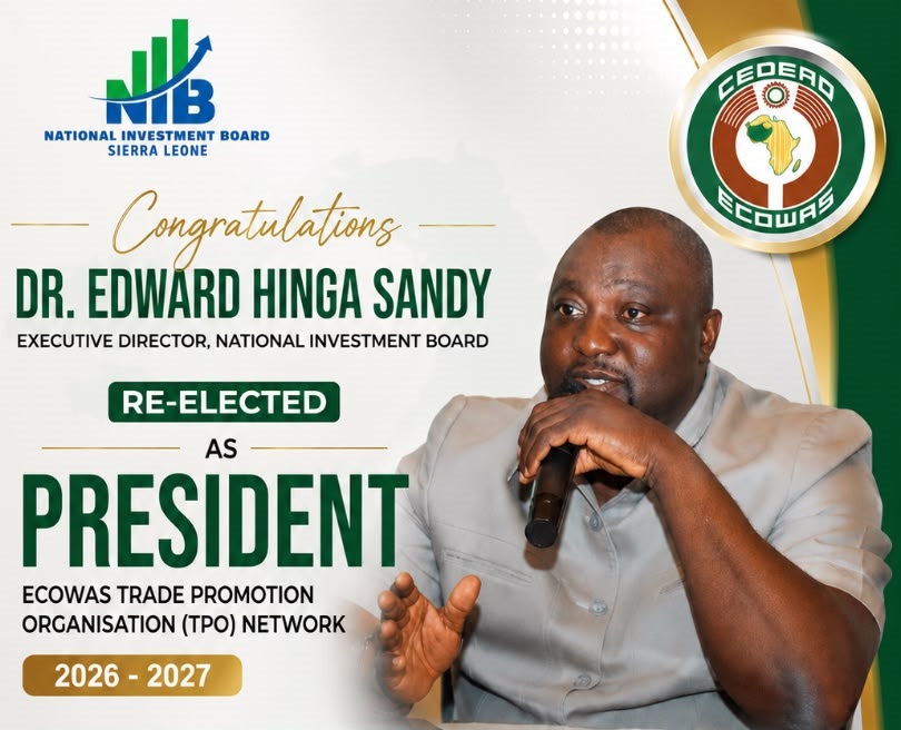 Re-elected President